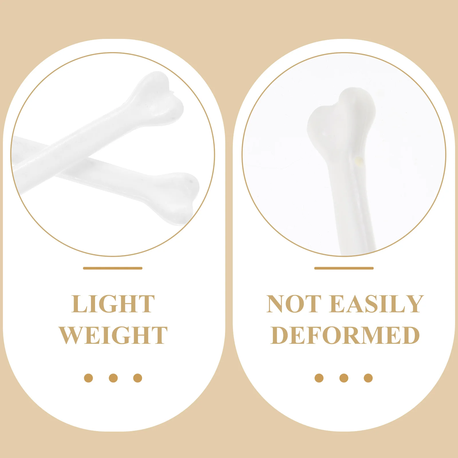 Accessoires de collier en os blanc, 10 pièces, décor de Costume d'halloween, simulation d'os humains en plastique, accessoires pour fête