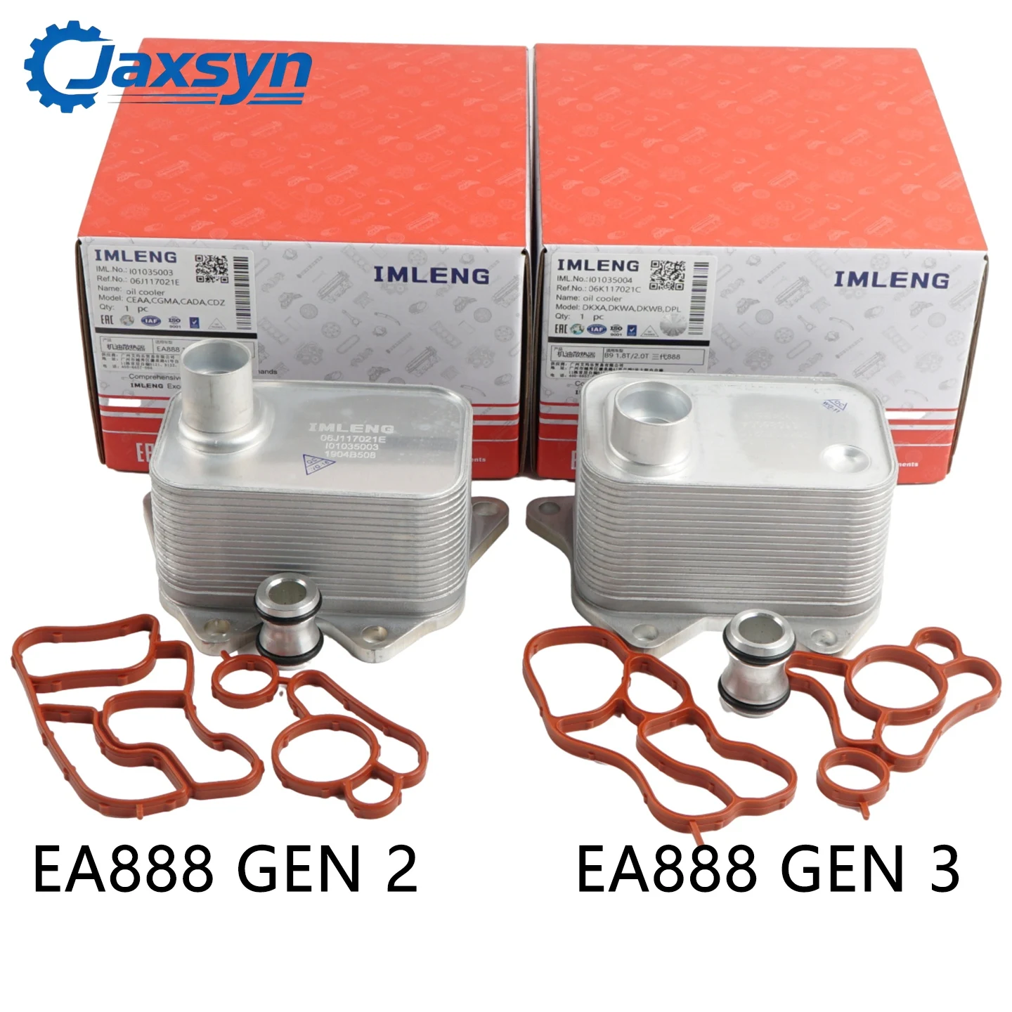 06J117021J 06L117021C High Quality Engine Aluminum Oil Cooler for EA888 Audi A3 A4 A5 A6 A7 Q5 TT 2.0 TSI VW Sharan Beetle