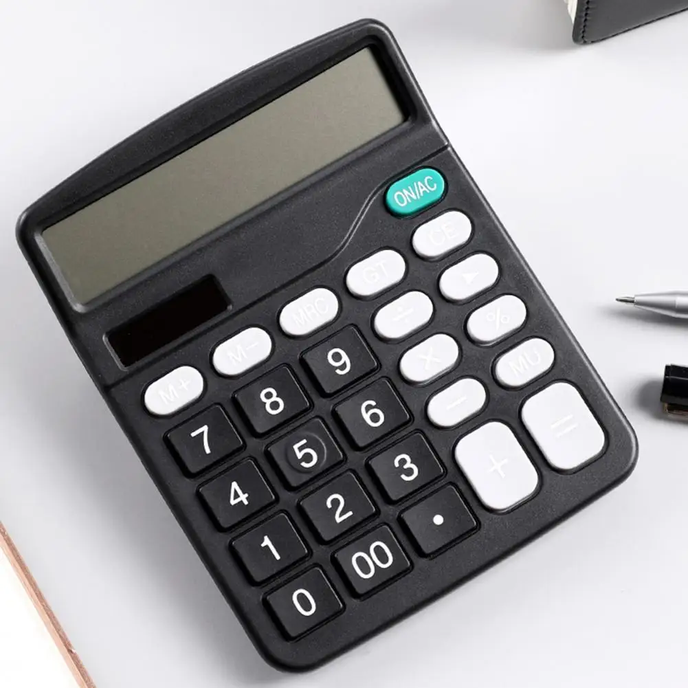 Useful Student Calculator Clear Screen Display Easy to Carry Power Supply Mini Calculator Office Supply