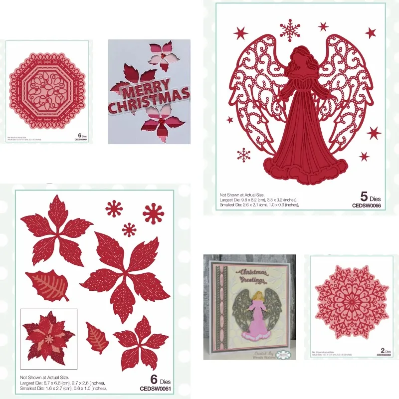 Heirloom Flourishes Timeless Winter Snowflakes Cutting Dies Scrapbook Diary Decoration Stencil Embossing Template DIY Greeting