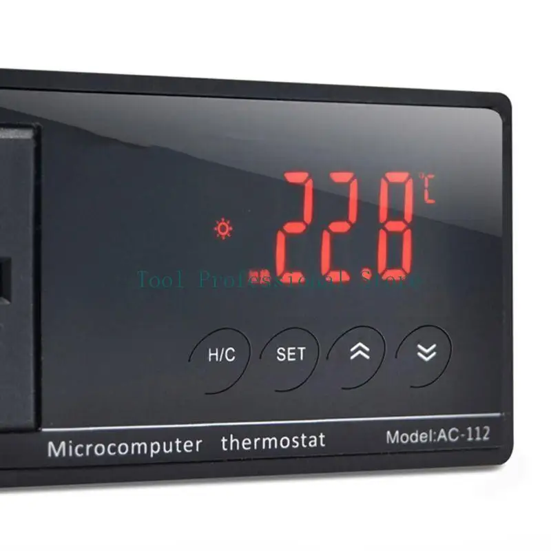 57QF 디지털 온도 컨트롤러 수족관 히터 액세서리(방수 센서 포함)