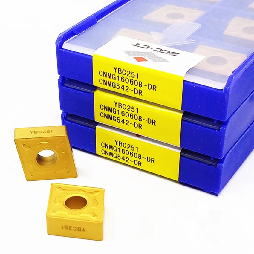 

CNMG160608-DR YBC251/CNMG160612-DR YBC251/CNMG160616-DR YBC251 CNMG542 CNMG543 CNMG544 ZCC.CT CNC carbide inserts For P10-P30