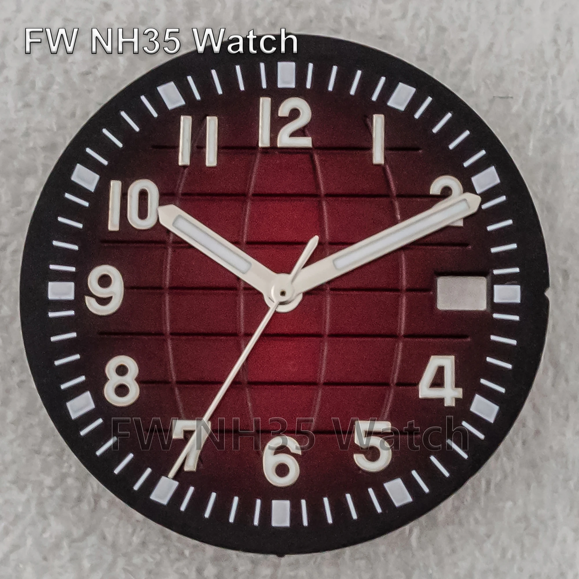 32mm Watch Dial for Modified AQUANAUT Nautilus Watch Face Luminous Hands Dials Fit NH34/35/NH36 Mechanical Movement  Watch Parts