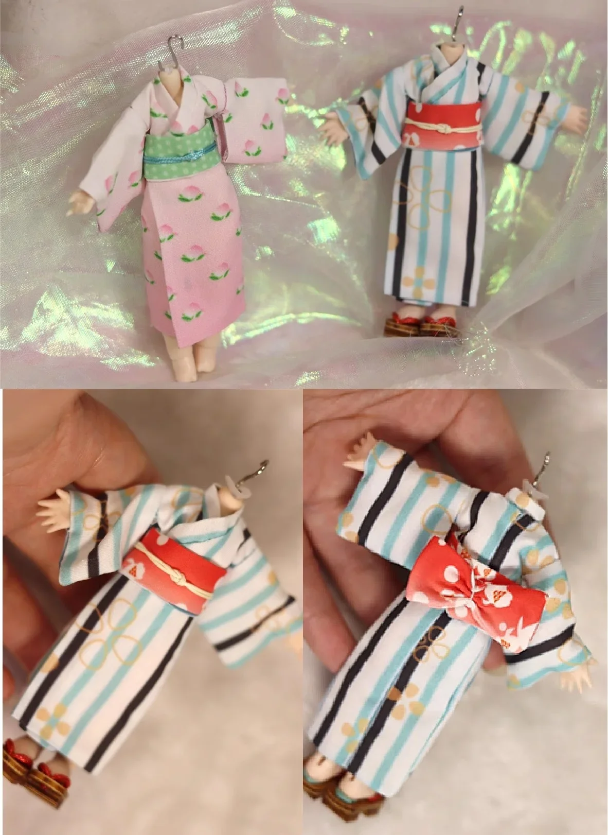 Anime Game Ob11 Kimono Kunikuzushi Balladeer Doll Costumes Clothes Handmade Figurine Decorations Cosplay Toys Accessories