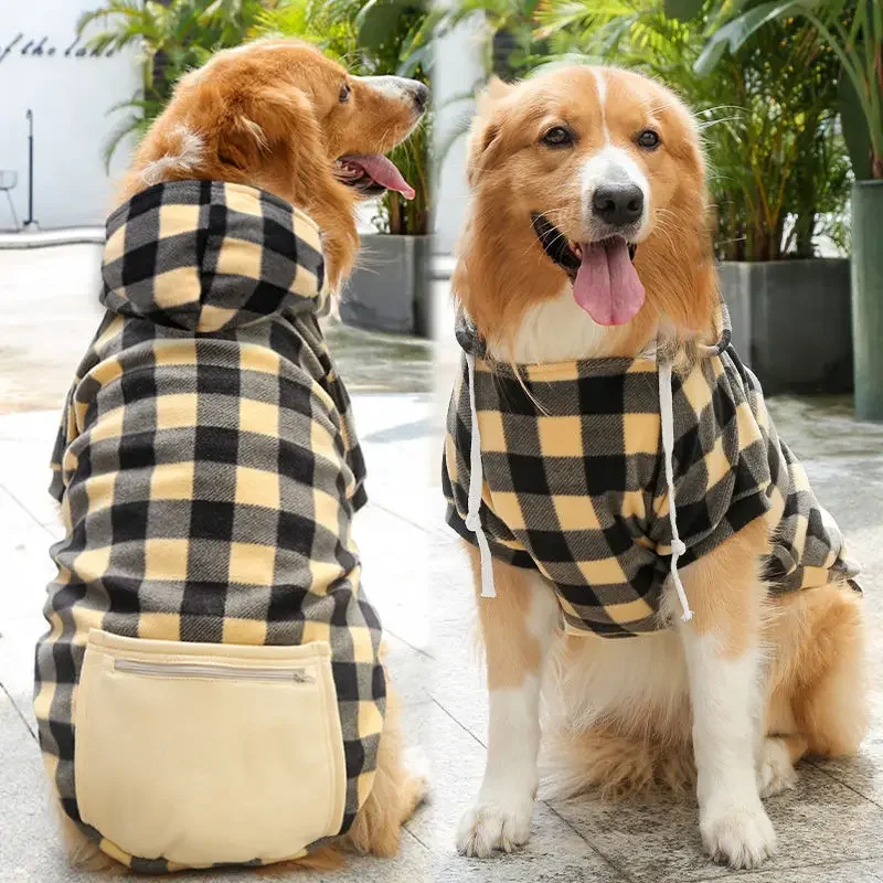 Autumn and Winter Dog Clothes dog Sport Hoodies Sweatshirts Warm Coat Clothing for Medium Large Dogs Big Dogs Pets Puppy Outfi