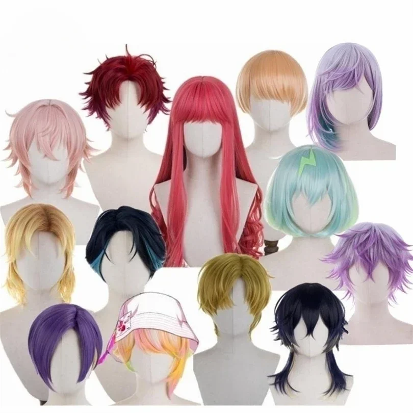 Paradox Live Shogo Yamato Toma Hikage Aoi Kureha Kantaro Misuji Sugasano Allen Anne Faulkner Rokuta Cosplay Wig Costume Prop