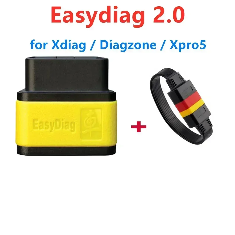 Easydiag 2.0 OBD2 Bluetooth Adapter Support for Xdiag / Diagzone / Automobile Scanner With 16PIN OBDII Extension Cable