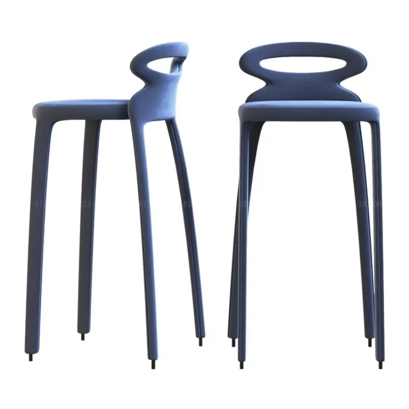

Modern designer creative high chair, simple and light luxury restaurant bar chair