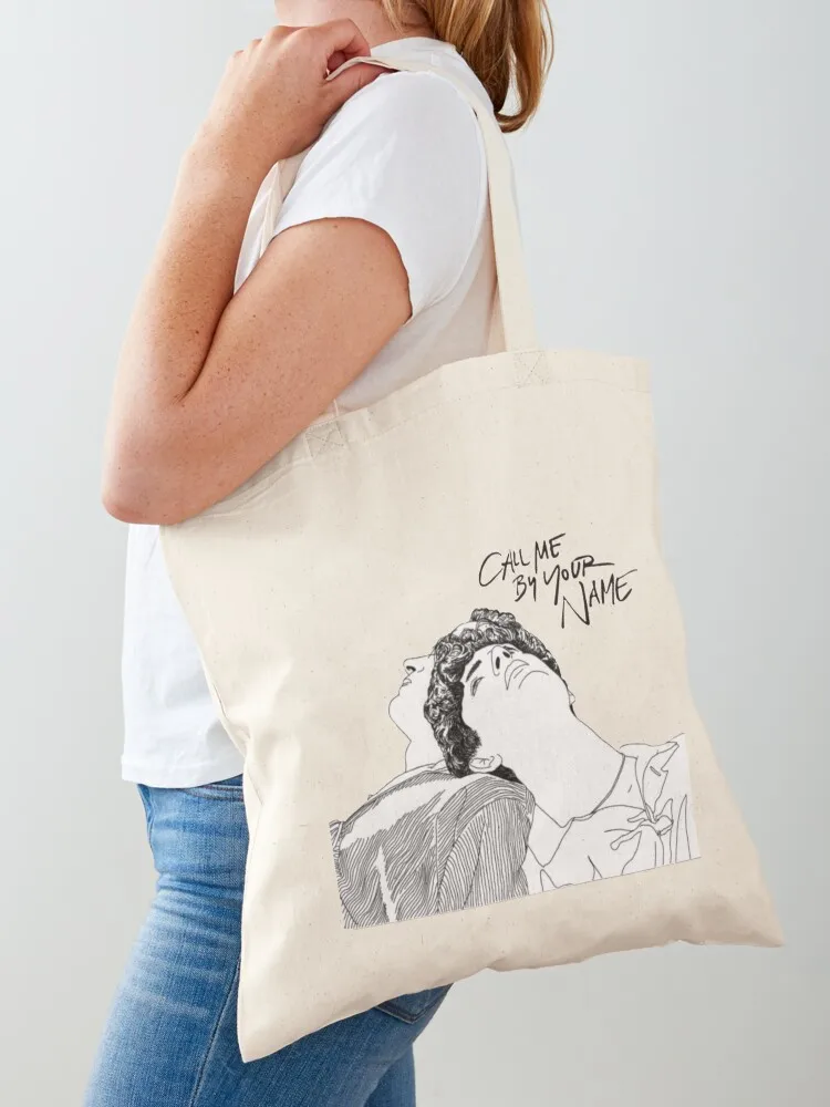 Call Me By Your Name Tote Bag Portable shopping bag Reusable bags Canvas Tote Bag