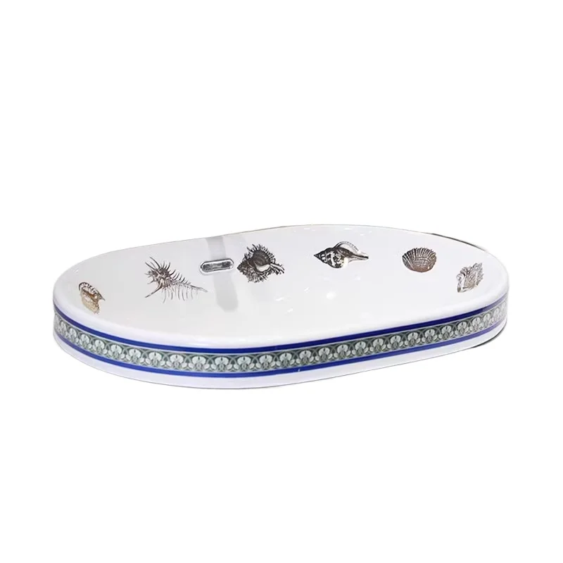 

Скандинавский простой полувстроенный тайчжундук, художественный умывальник, одинарная раковина, бытовой умывальник