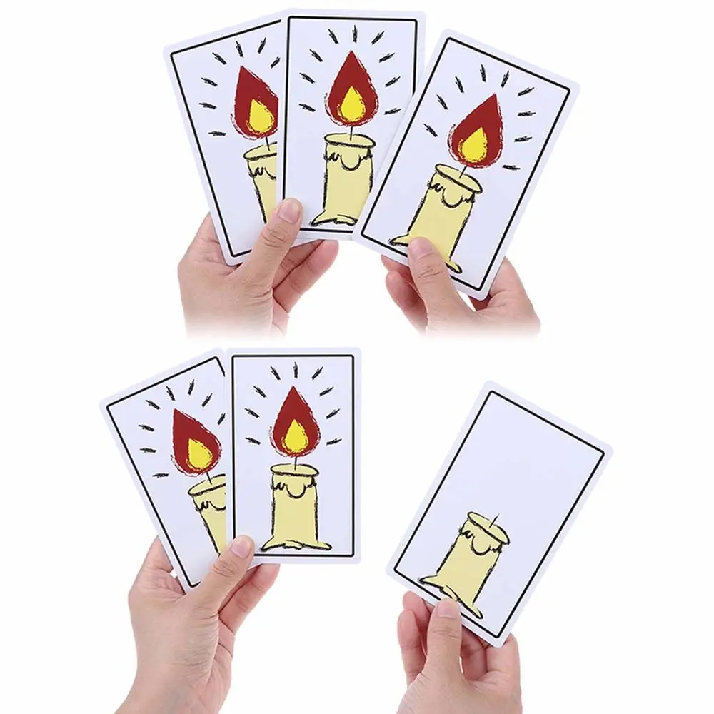 1 Set Candele rilassanti Carte magiche Trucchi magici Oggetti di scena magici Incredibile nuovo giocattolo magico Giocattoli divertenti