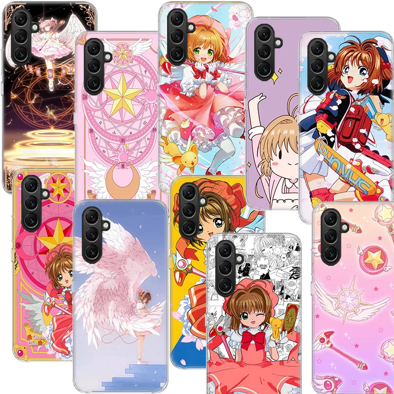 Card Captor Sakura Anime Phone Case Samsung A02S A03S A13 A23 A33 A52S A12 A22 A32 Galaxy A51 A71 A41 A21 A31 A53 A73 A11 A01 A4