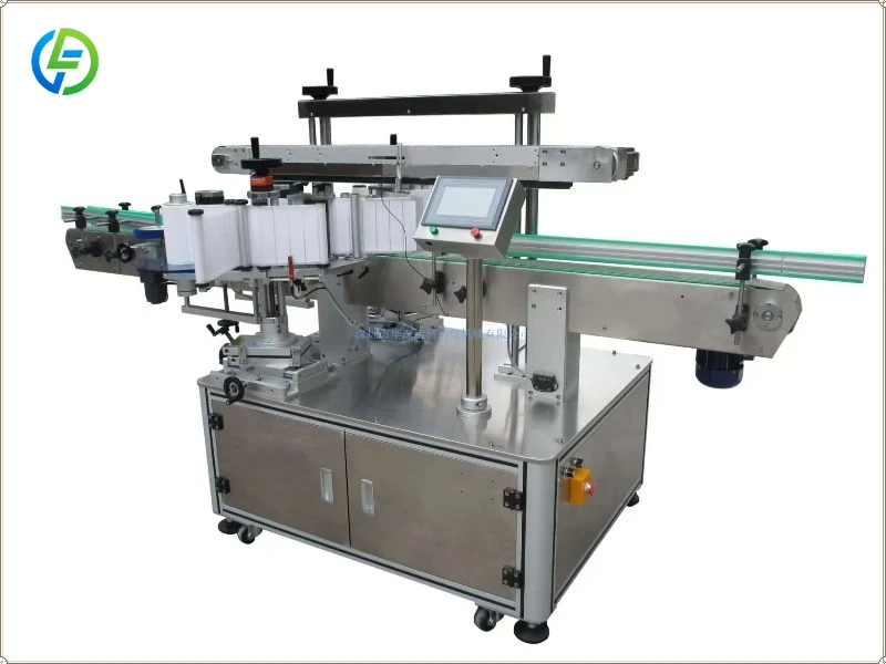 High-Speed Automatic Round Bottle Labeling Machine Beverage Application Accurate Bottle Label Sticking Machinery FL Customized