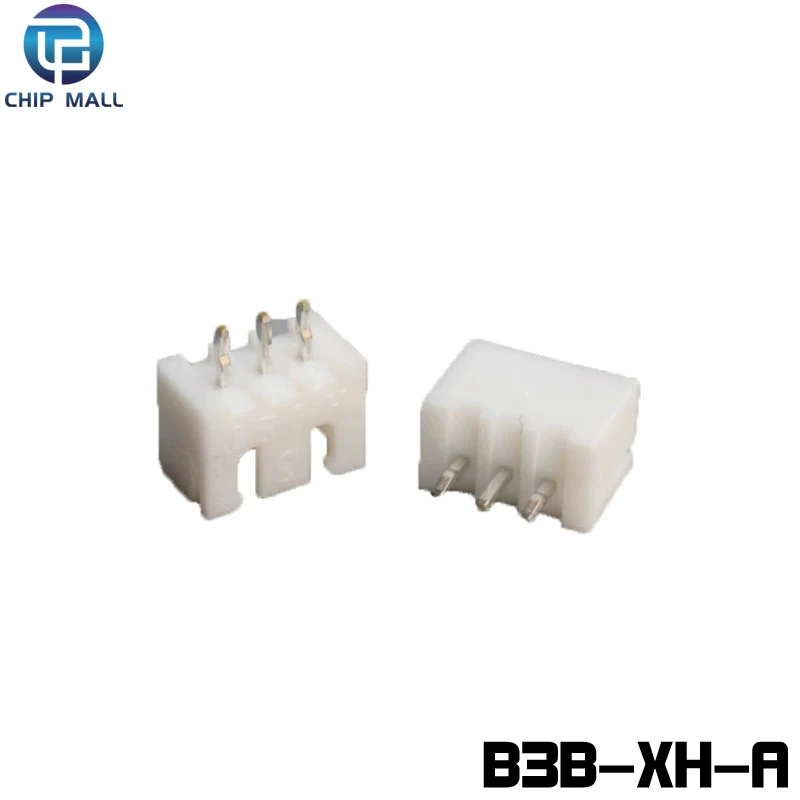 50PCS B3B-XH-A JST Connector Pitch 2.5 Pin Seat 3P Rubber Shell New Spot