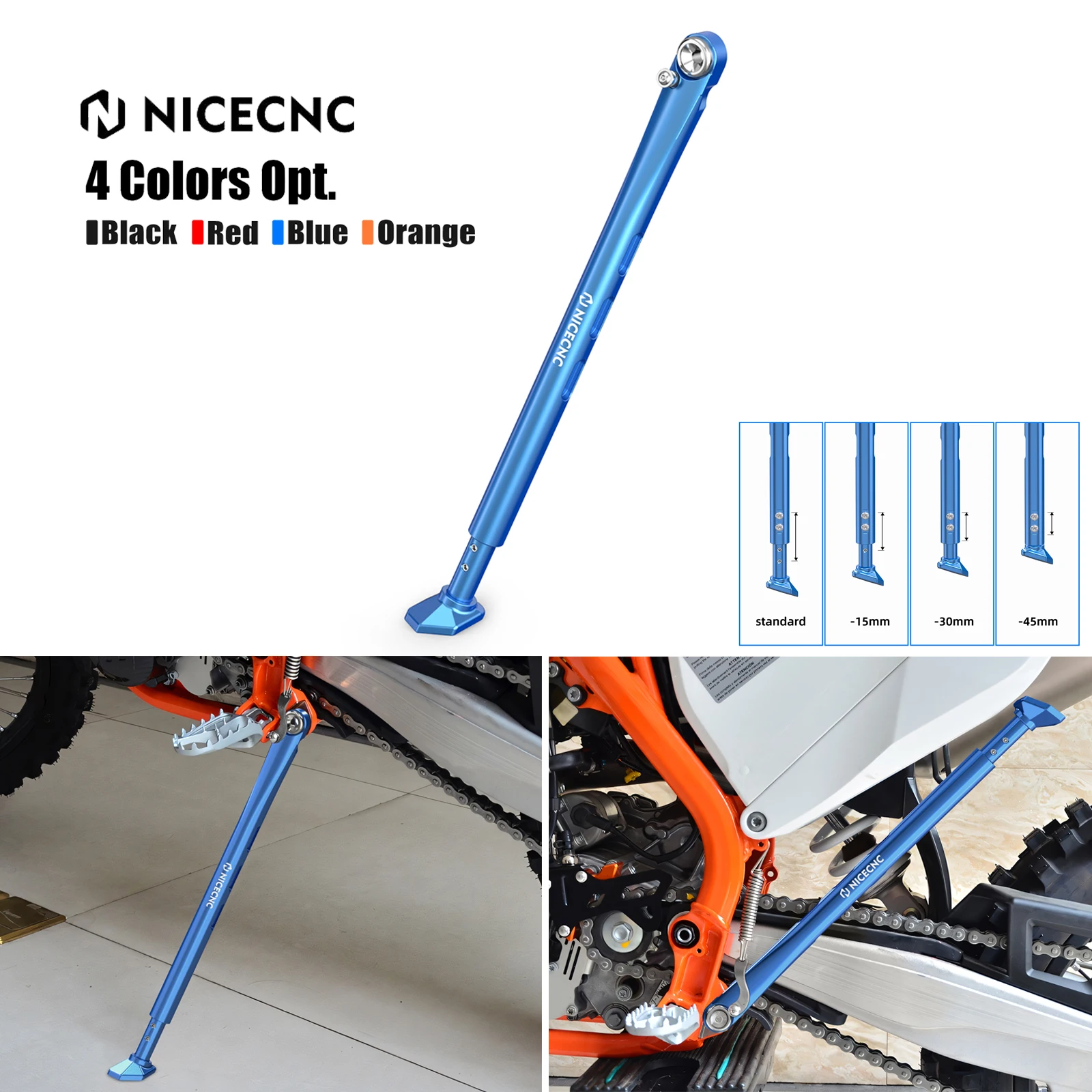 

For Husqvarna TE 300 2014-2023 TE 250 FE 250 FE 350 FE 450 501 Adjustable Kickstand Side Stand For KTM EXC 300 For GasGas EC 300