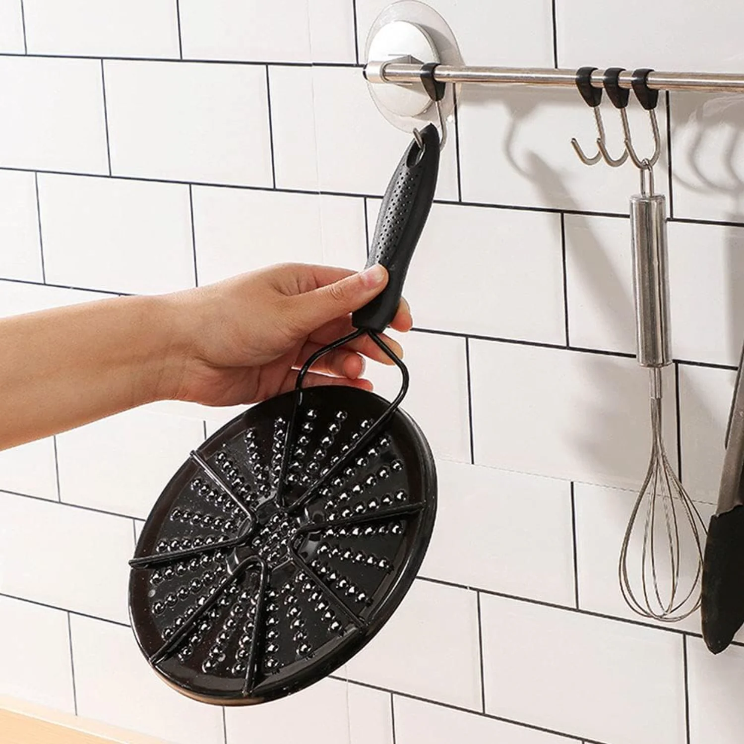 เครื่องกระจายความร้อนสําหรับเตาแก๊ส, เตาแม่เหล็กไฟฟ้าพร้อมที่จับเตาแก๊สกระจายความร้อนแผ่นสแตนเลสแข็ง (สีดํา)