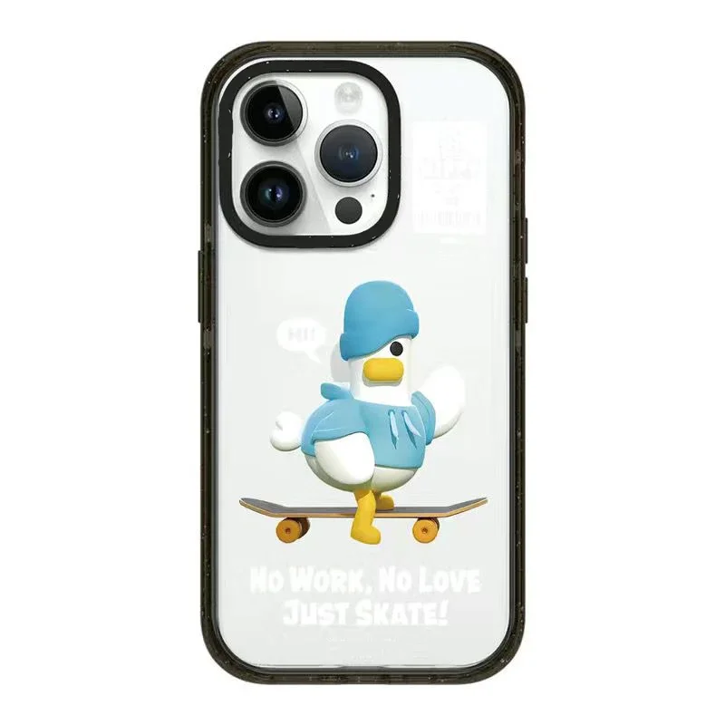 

Mirror Surface Cartoon Duck Phone Case Cover for IPhone 11 12 13 14 15 Pro Max Case for IPhone 14 Pro Max