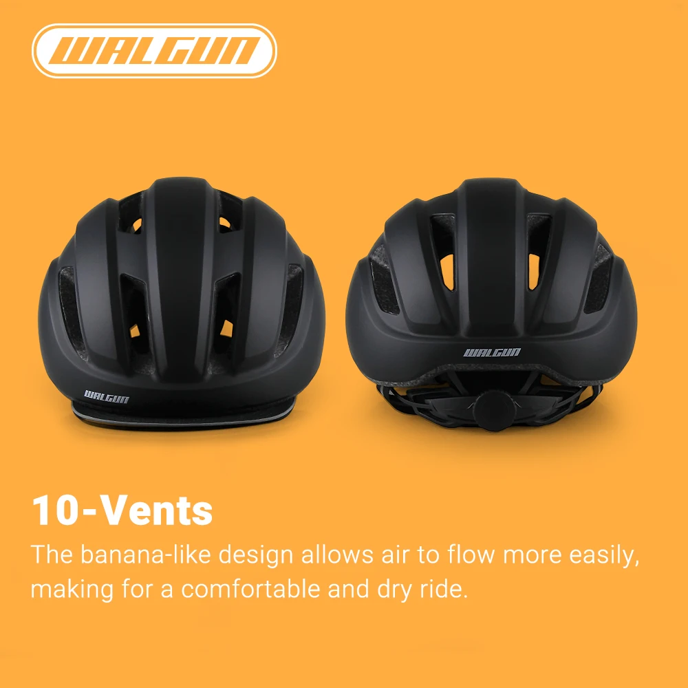 UB-65 Urban Fahrradhelm Rollerhelm für Damen und Herren E-Bike Elektrohelm Skateboard Rollschuh Sicherheitshelm – Detail 4