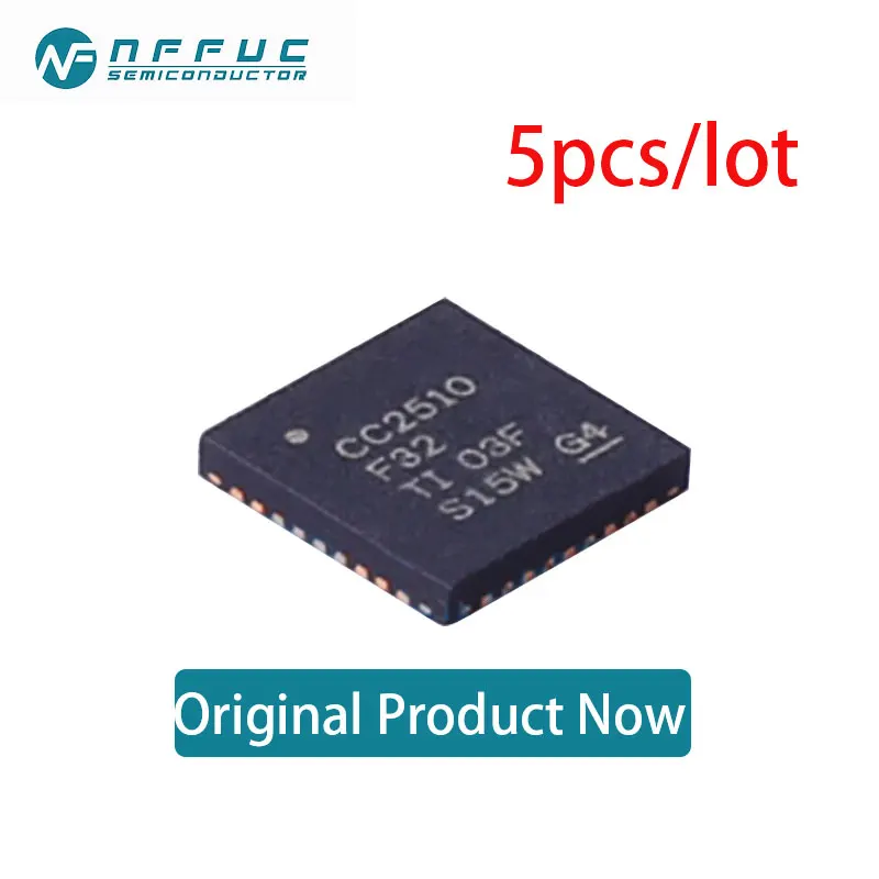 5PCS/LOT  TI CC2510F32RHHR  VQFN-36-EP(6x6)  Wireless Transceiver Chip Original Genuine Spot