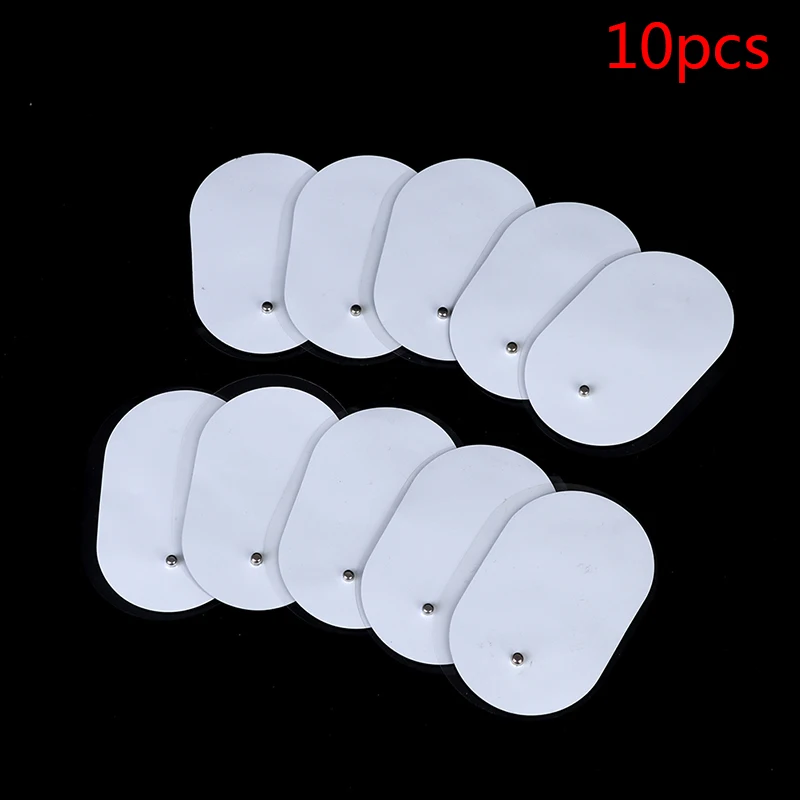 

10Pcs Silicone Gel Electrode Replacement Pads For Massagers Electrode Pacthes For Mini Full Body Massagers Skin Stickers