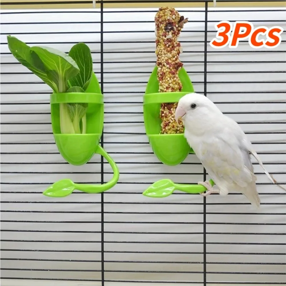 Bird Fruit Fork Cuttlefish Bone Holder Feeder Cuttlefish Bone Support Parrot Toy For Budgie Lovebird Interactive Bird Chew Pet
