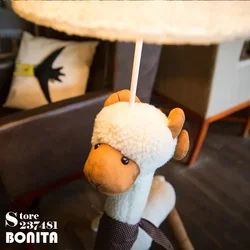 Nordic Kids' Lighting for Living Room Bedroom Sofaside Home Decoration Floor Lamp Fabric Carton Animal Alpaca Sheep Floor Light