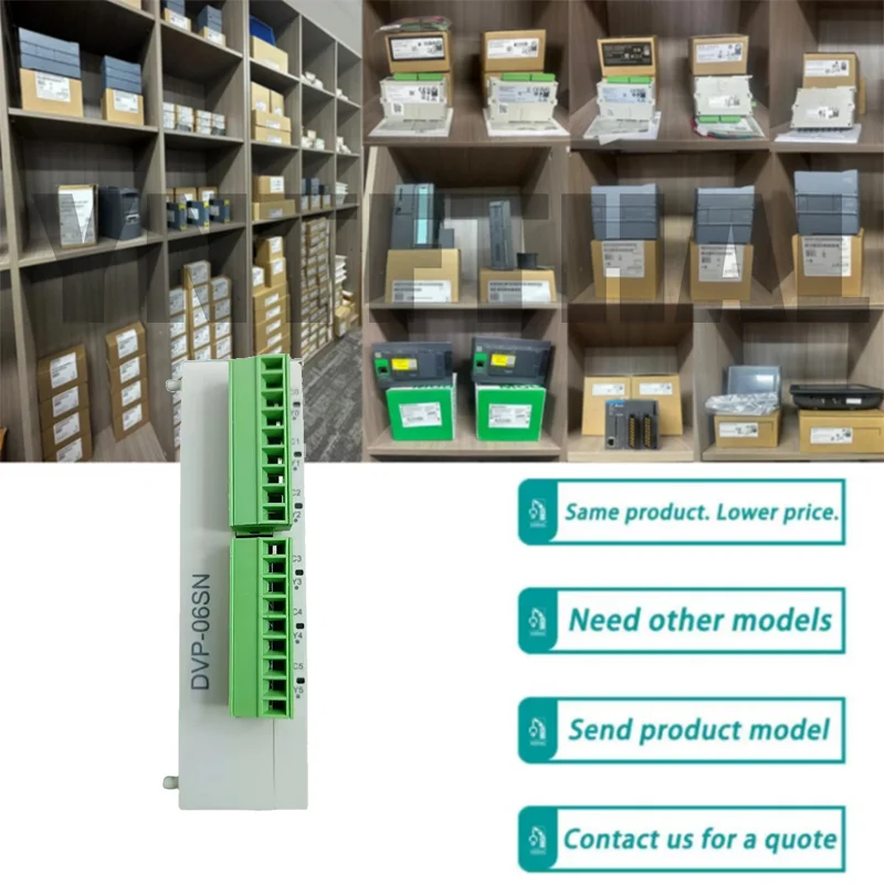 

Новый оригинальный цифровой модуль расширения ПЛК DVP06SN11R