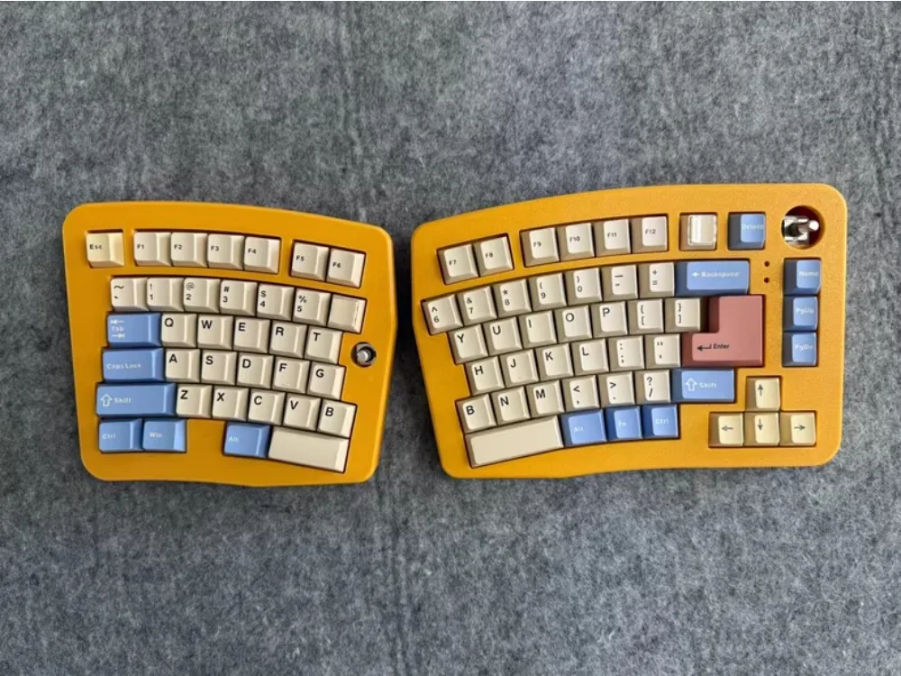 

Alice85 Сплит-клавиатура на заказ Проводная ручка с возможностью горячей замены Комплект игровой клавиатуры MX Switch QMK RGB VIAL Эргономика Teclado Игровые аксессуары