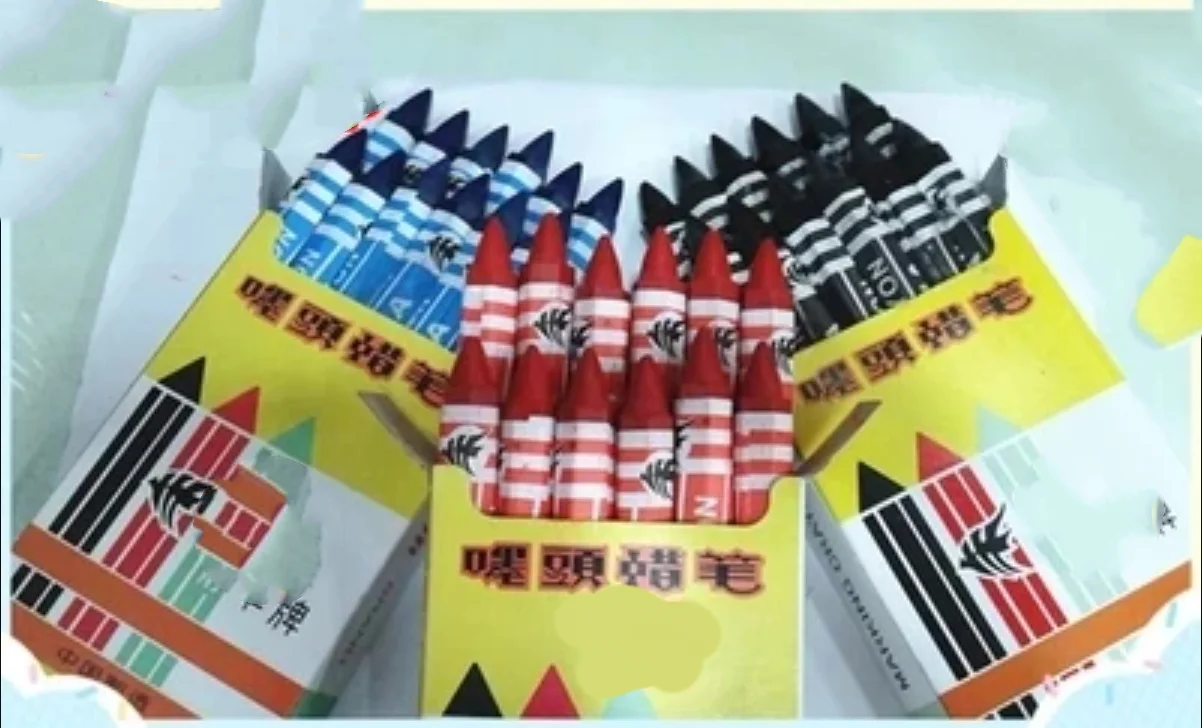 Woodworking crayon mark pen Specialty caryon red black blue 12pcs free shipping