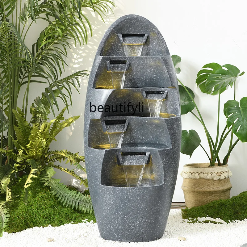 

Lucky flow ornament circulating water fountain modern simple home decoration office