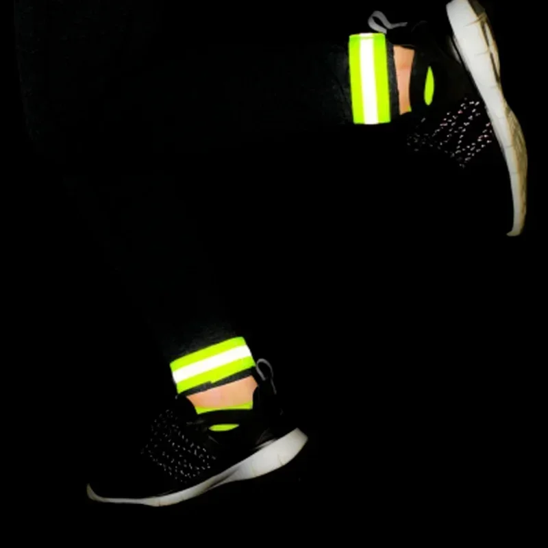 Reflective Bands Safety Flashing Armband Wristband glow in the dark tape for Night Jogging Walking Biking Cycling Running