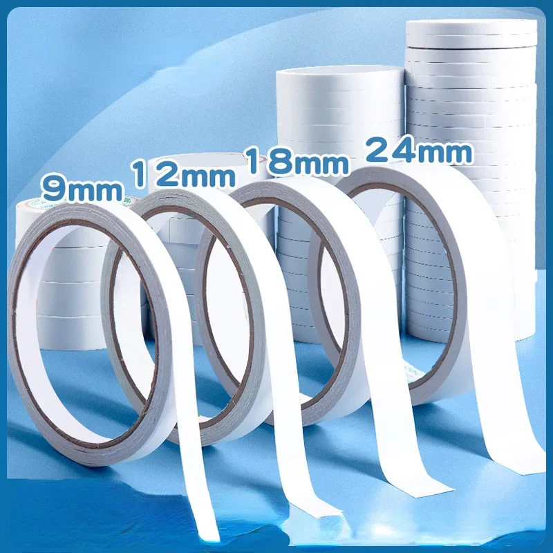 Double Sided Tape Super Strong Double Faced Powerful Hand Tearing Adhesive Tape For Mounting Fixing Pad Sticky Paper 10M 1Roll