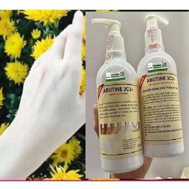 Abutine 3c3 Whitening Body 250g/300ML Reduce Dark Skin Blemishes, Moisturize, Brighten And Smooth Skin Whiter