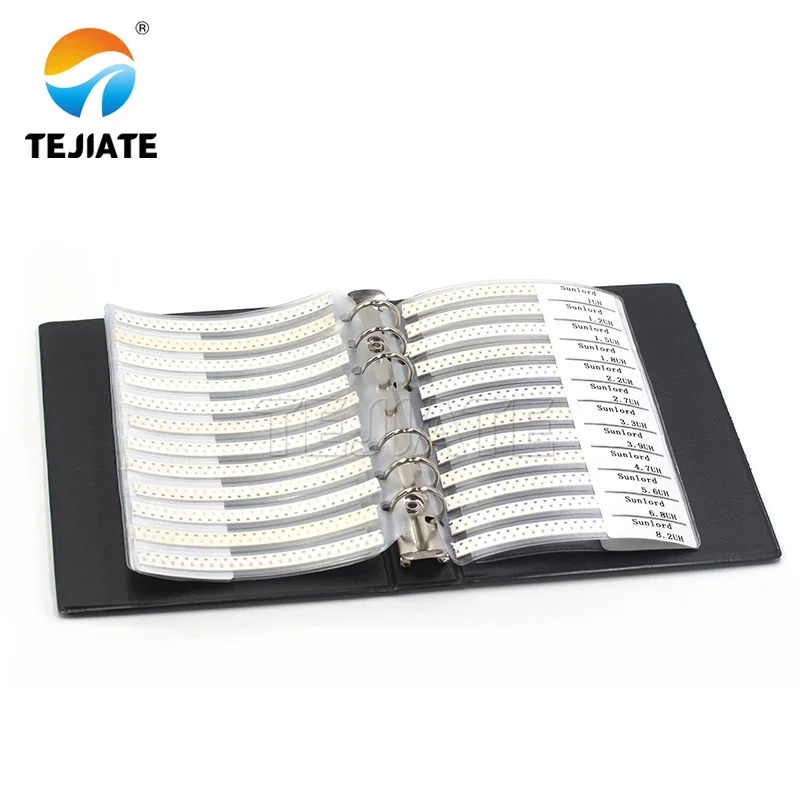 

Книга чип-резисторов и конденсаторов 0201 0402 0603 0805 1206 Книга образцов резисторов и конденсаторных упаковок