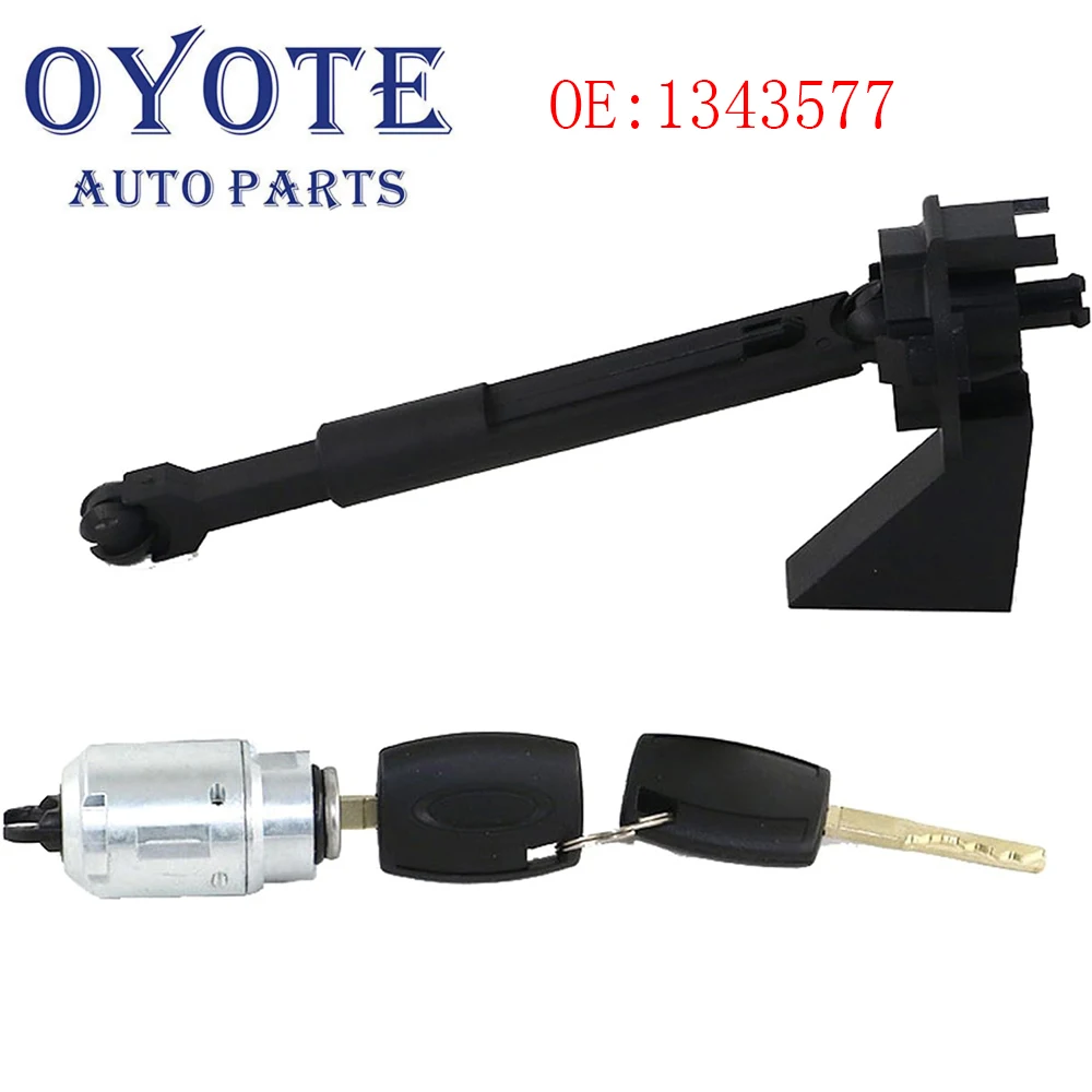 

OYOTE 1343577 1355231 1535949 4M5AA16B970AB Набор замков капота с 2 ключами для Ford Focus MK2 C MAX MK1 MPV