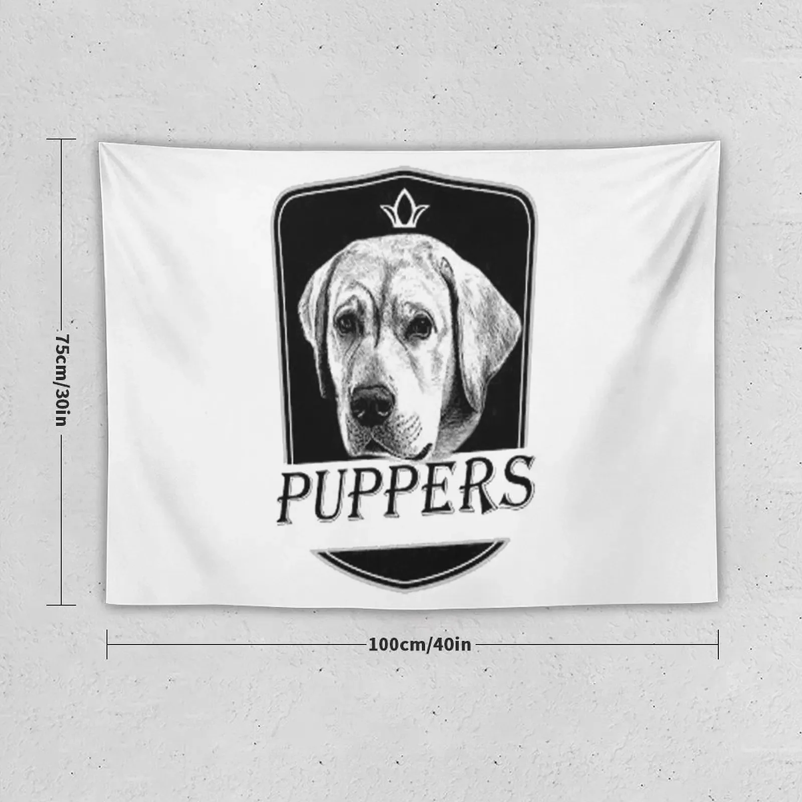 puppers beer Tapestry Room Decor Cute Japanese Room Decor Art Mural Tapestry