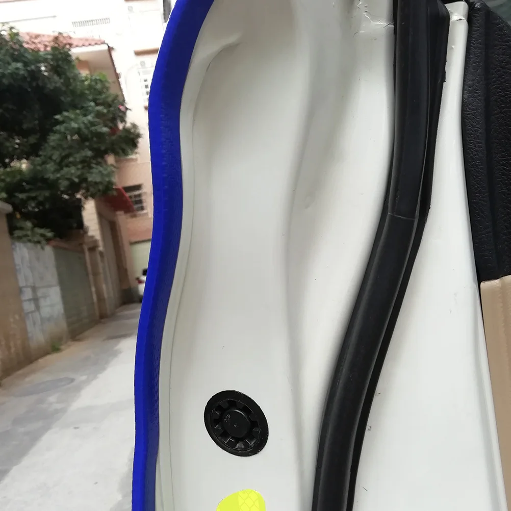 

Car Door Edge Protective Strip Blue Rubber Seal Trim Anti-Collision Protection Bumper Guard Car Accessories Door Trim
