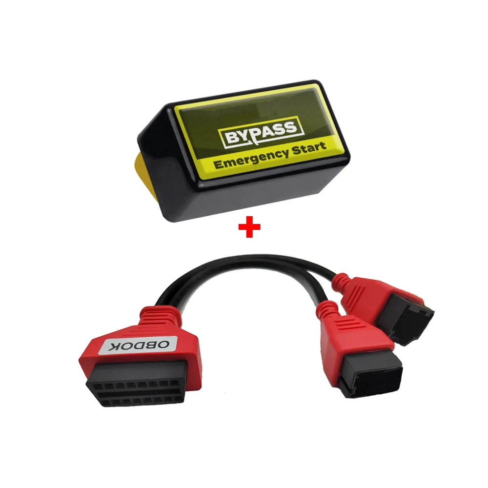 

For FIAT Bypass OBD2 Emergency Start Device Intelligent Ecognition ECU Device Plug and Start With OBDII Adapter Cable ﻿ ﻿