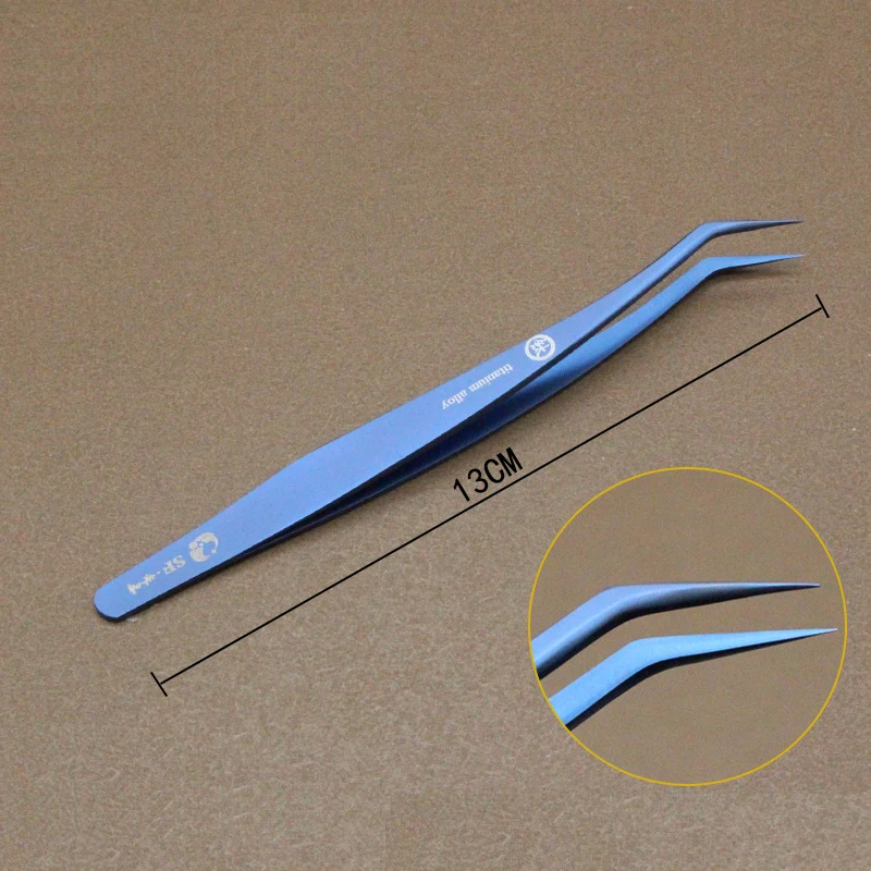 Eyelash extensions tweezers clips dolphin blossom split hair eyelash tools for eyelash artists