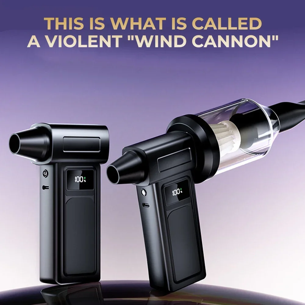 Xiaomi 1000000RPM توربو جت منفاخ كهربائي قوي منفاخ الهواء المحمولة منظف الغبار USB شحن 65 متر/الثانية فرش منفاخ نفاث