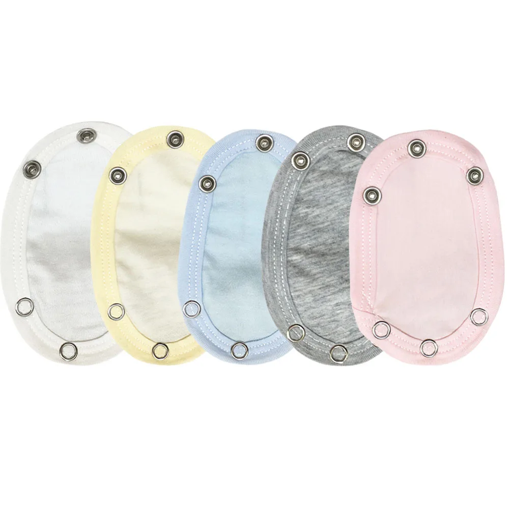 

5pcs 5 Pieces Bodysuit Snap Crotch Extender Baby Jumpsuits Extenders for Clothes Snaps