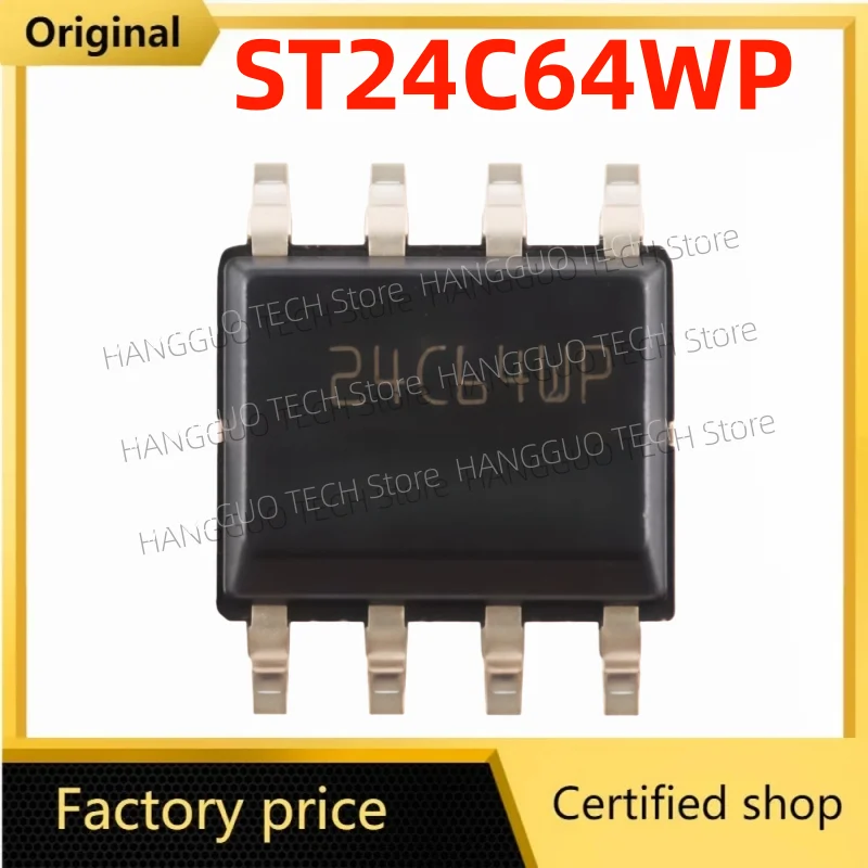 10PCS/Lot    24C64RP 24C64WP 24C64 ST24C64WP SOP-8 IC  chip