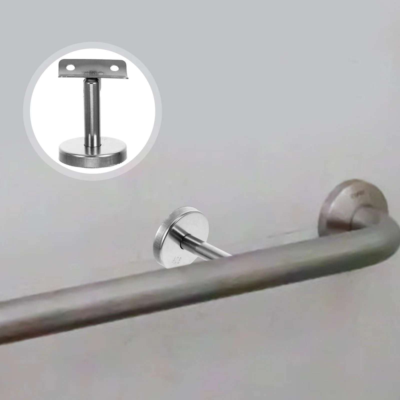 Handrail Brackets for Indoor Stairs Stainless Steel Deck Railing 304 Wall Ceiling Mount Anchor