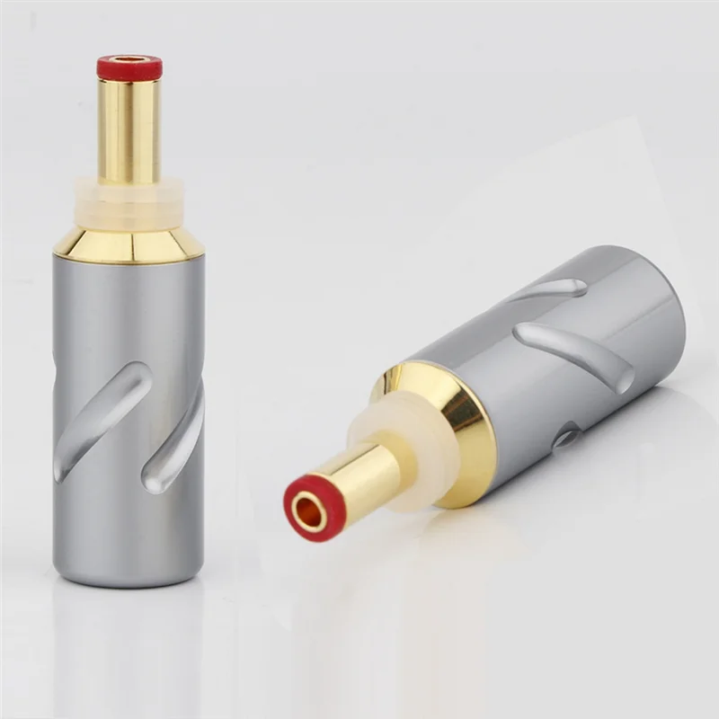 

DC2.5G Power Connector Jack DC 5.5 X 2.5Mm DC Power Cable Plugs For Hifi Audio Applications DIY Easy Install