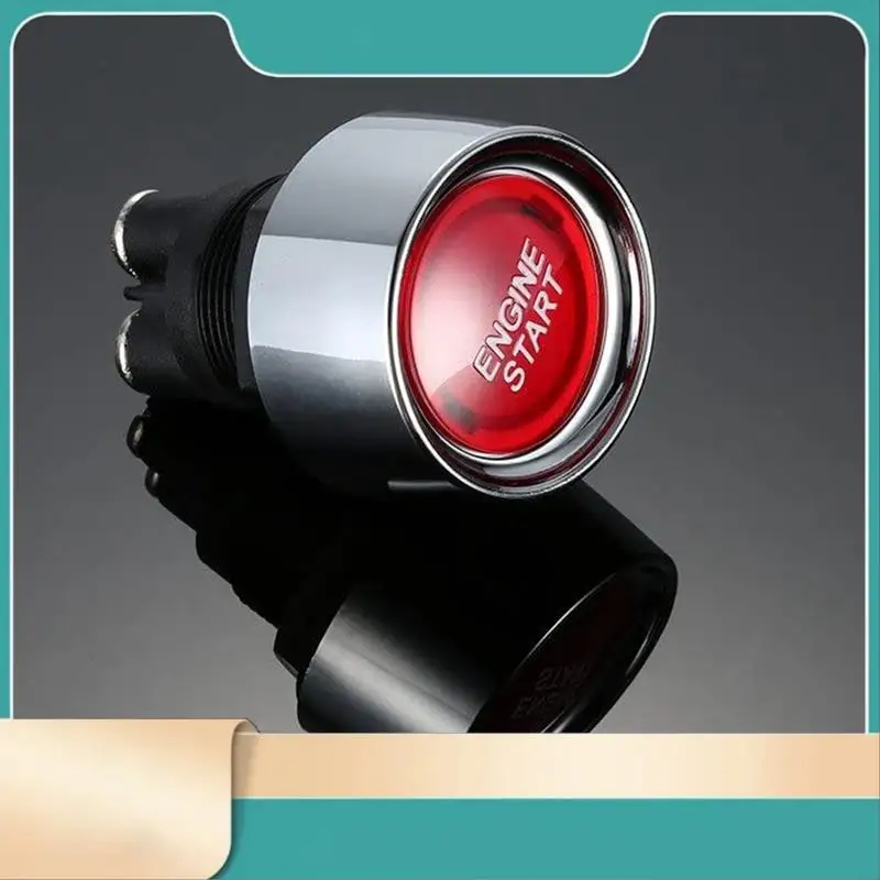 

Кнопка двигателя автомобиля DC 12 В 24 В кнопка запуска двигателя кнопка включения света переключатель зажигания для гонок-N31R