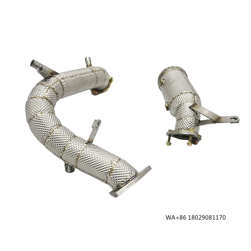 

Тюнингованный выхлопной патрубок из нержавеющей стали Free Flow для автомобилей 2.0T 2021-2023 годов, выхлопные трубы, автомобильные даунпайпы