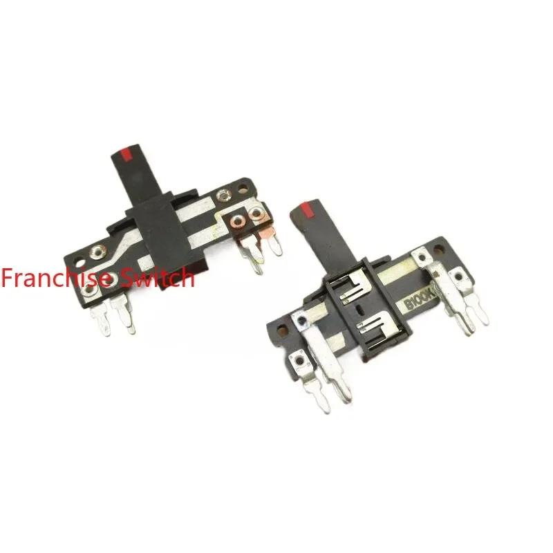 

50PCS Total Length 30MM Shank 12MM 100K In-line Double Vertical Straight Sliding Potentiometer B100K Fader