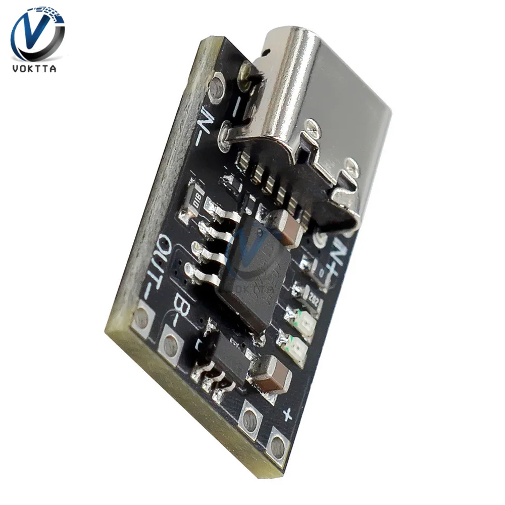 Scheda di protezione del caricabatteria al litio 3.7V/4.2V 1A scheda del caricabatteria dell'interfaccia USB di tipo C modulo del pannello di ricarica rapida