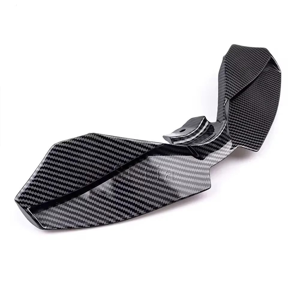 لياماها MT 09 MT-09 MT09 SP 2024 2025 دراجة نارية الكربون Downforce عارية المفسدين الأمامي الجناح الهوائية الجناح الجبهة سبويل #3