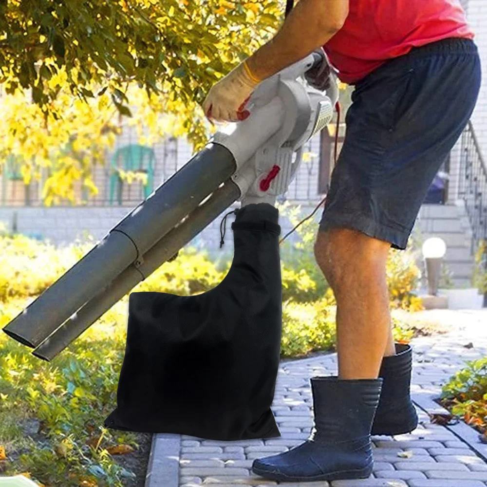 Heavy-Duty Leaf Blower Vacuum Bag Oxford Cloth Debris Catcher for Garden Yard Cleanup Durable Lightweight Lawn Accessory